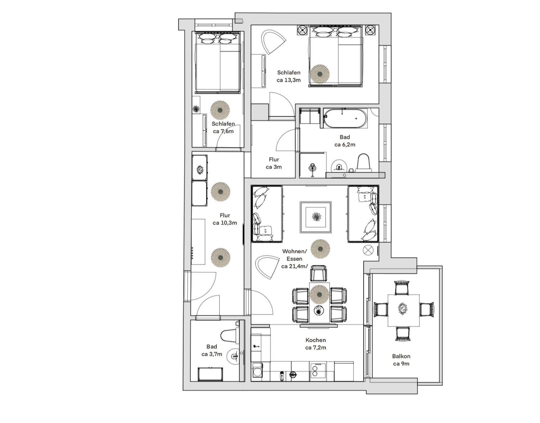 Pineapple Apartments Dresden Zwinger V - 78 Qm - 1X Free Parking Kültér fotó